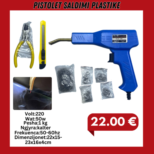 Pistolet saldimi plastike