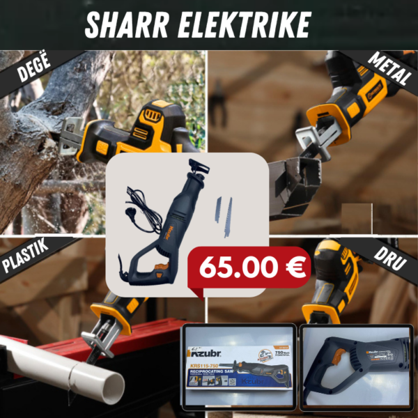 Sharr elektrike 750w 230v 60Hz