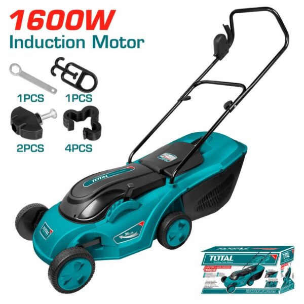 Kositese bari elektrik TOTAL 1600W 38 cm, motor induktiv – TGT616151