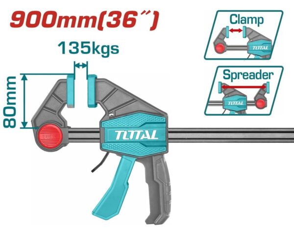 TOTAL Kapse të Shpejta 36" / 80X900mm (THT1346803)