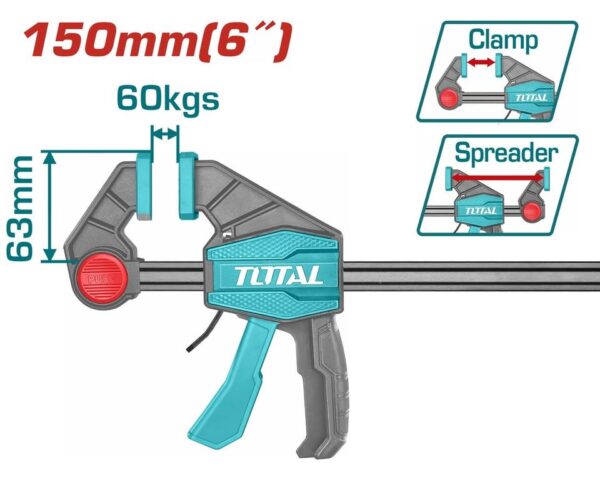 Klipsa Shpejtësie TOTAL 6" (THT1340601)