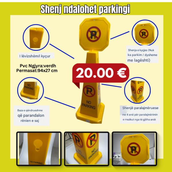 Shenj ndalohet parkingi