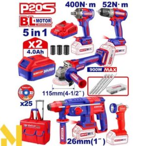 Set i Veglave Akumulatorike EMTOP ECKL2058